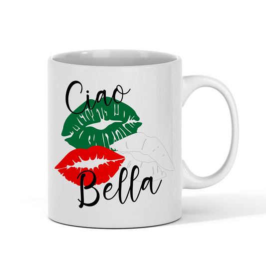 Ciao Bella Italian 11oz Coffee Mug - Empowering Italian Drinkware