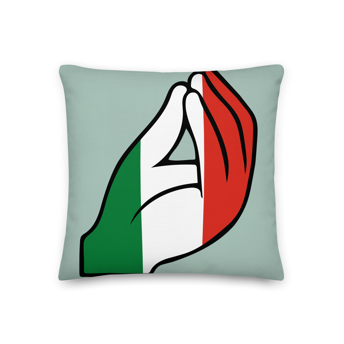 Italian Capiche Hand Pillow - Symbolic Italian Gesture Decor