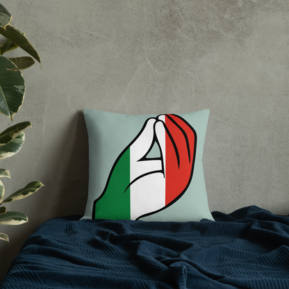 Italian Capiche Hand Pillow - Symbolic Italian Gesture Decor