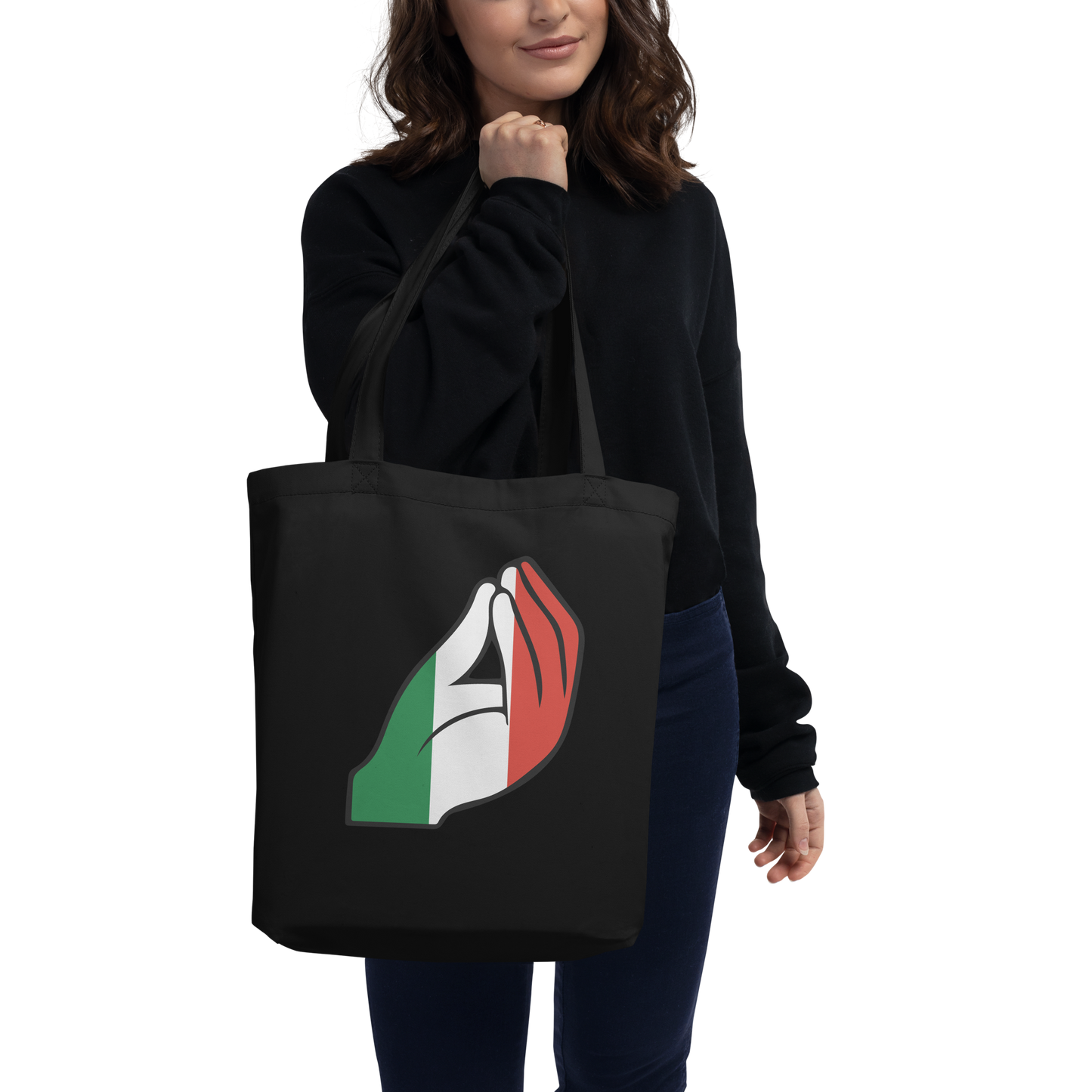 Italian Capiche Hand Standard Tote Bag - Symbolic Italian Gesture Carryall