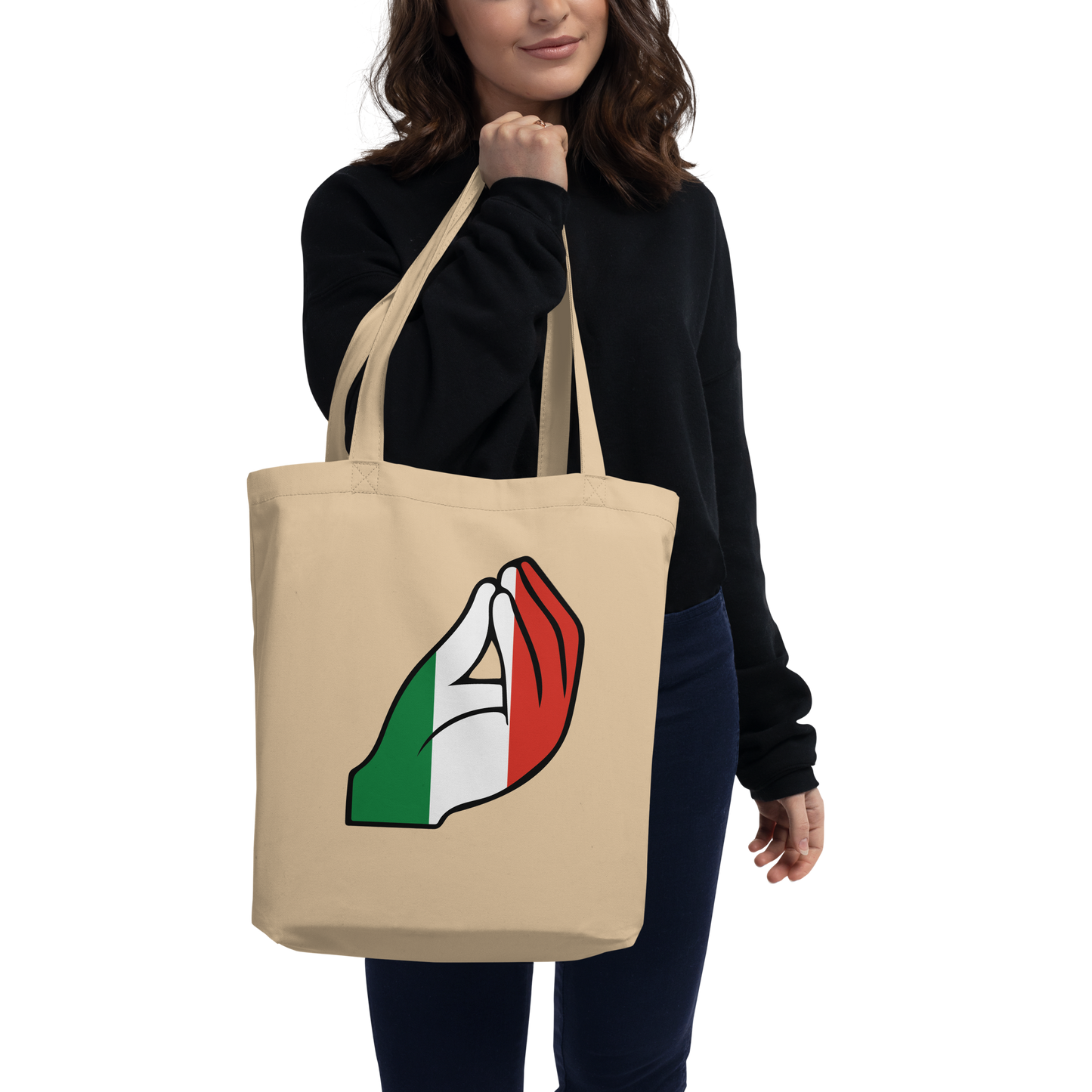 Italian Capiche Hand Standard Tote Bag - Symbolic Italian Gesture Carryall