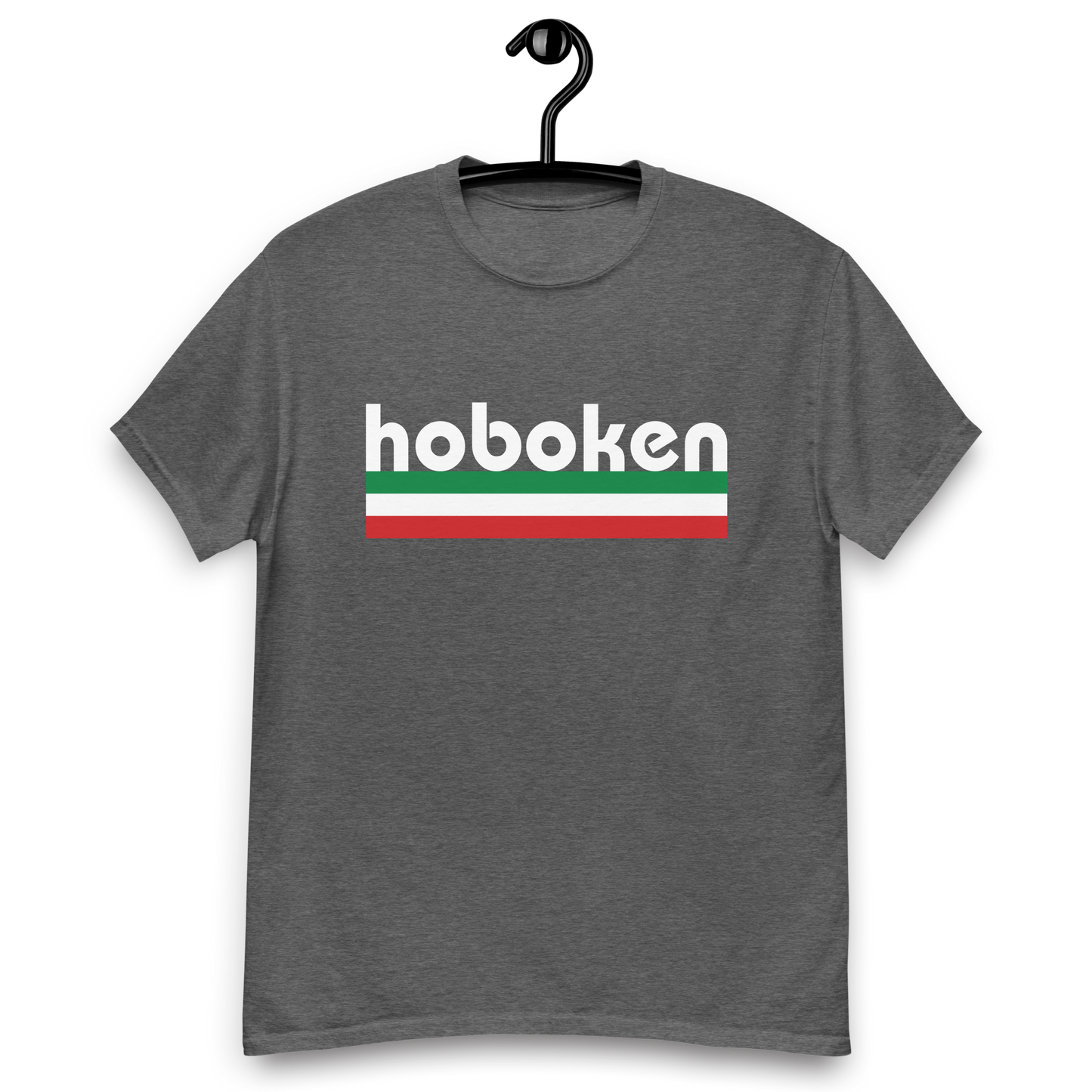 Hoboken Italian Pride T-Shirt - Vintage Flag Tee for Hoboken Italians
