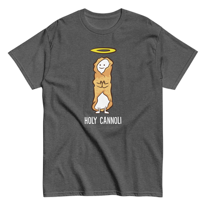 Holy Cannoli Cartoon T-Shirt: Deliciously Playful Fashion- Vintage Tee for Italians
