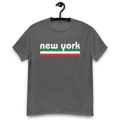 New York Italian Pride T-Shirt - Vintage Flag Tee for New York Italians
