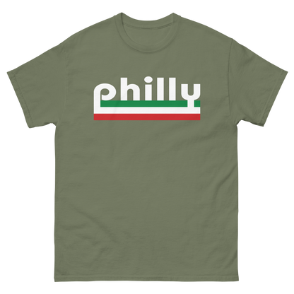 Philly Italian Pride T-Shirt - Vintage Flag Tee for Philly Italians