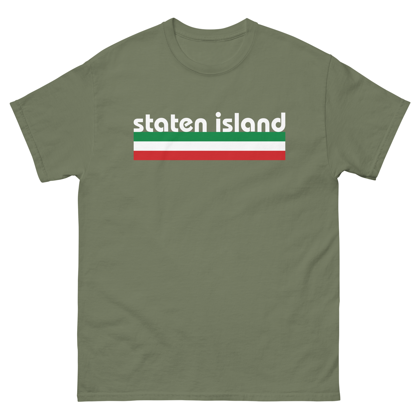 Staten Island Italian Pride T-Shirt - Vintage Flag Tee for Staten Island Italians