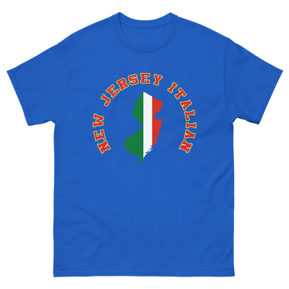 State of New Jersey Italian Flag T-Shirt: Wear Your Jersey-Italian Pride! -Vintage Flag Tee for New Jersey Italians