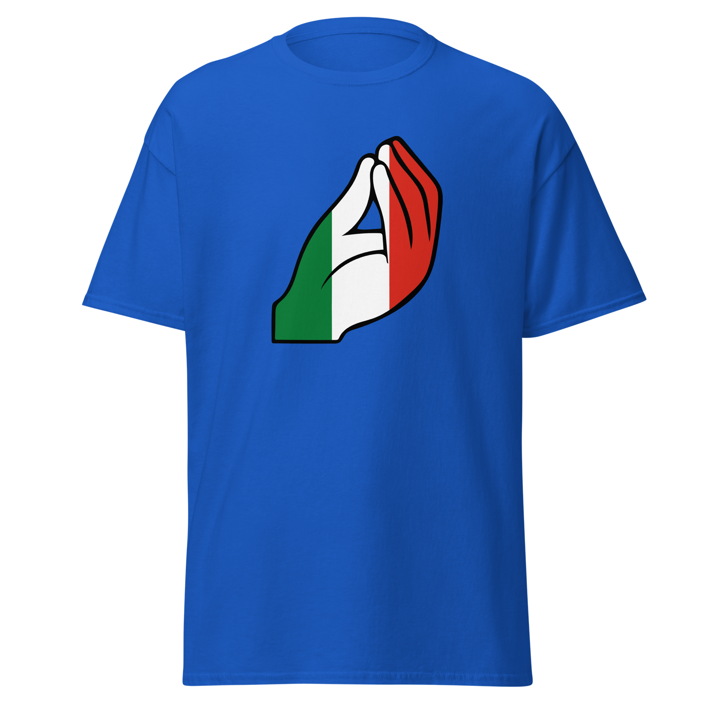 Italian Capiche Hand T-Shirt: Symbolic Italian Gesture- Vintage Tee for Italians