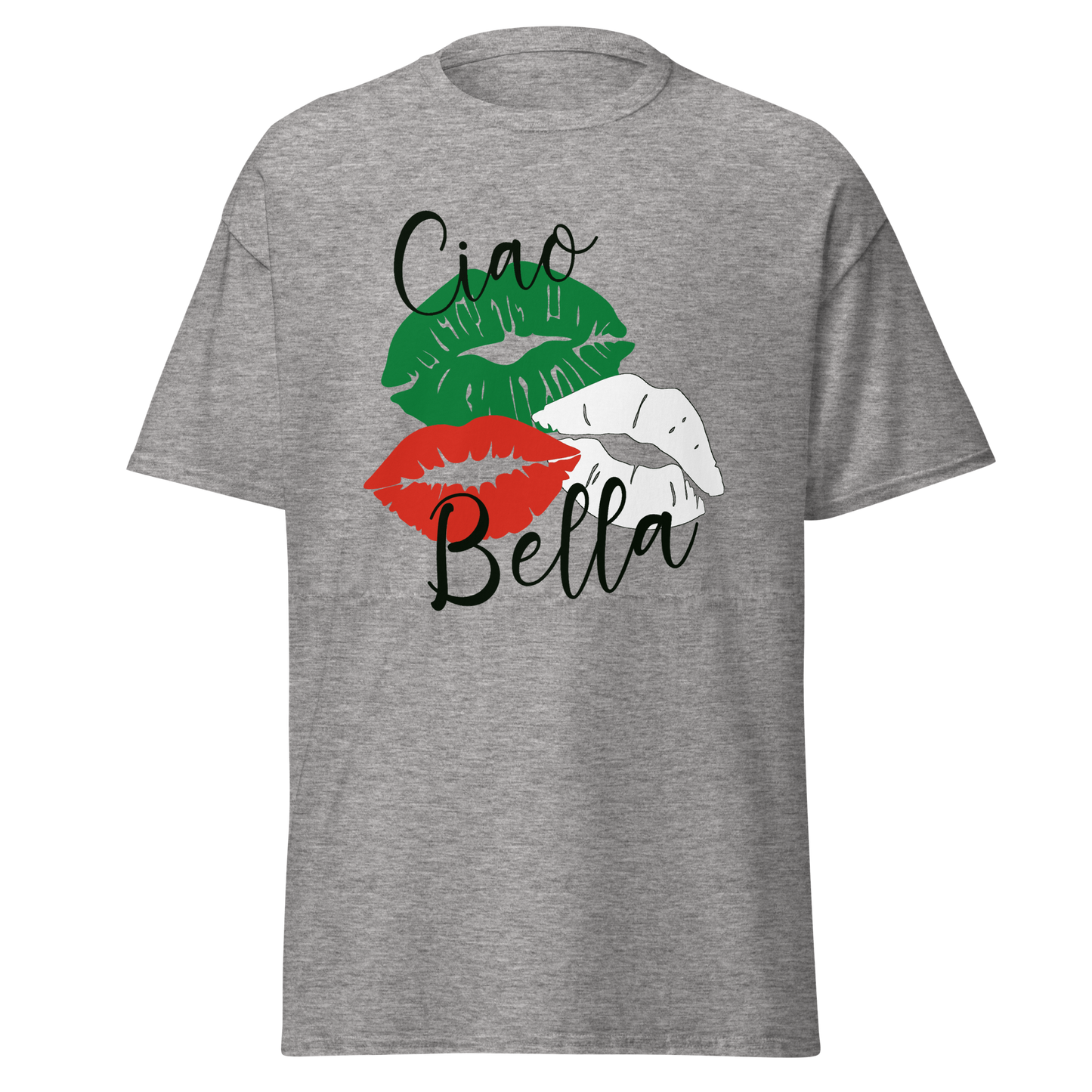 Ciao Bella Italian Kisses T-Shirt - Stylish Women's Tee with Italian Charm