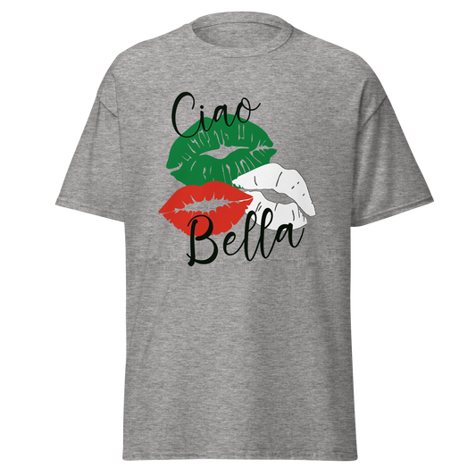 Ciao Bella Italian Kisses T-Shirt - Stylish Women's Tee with Italian Charm