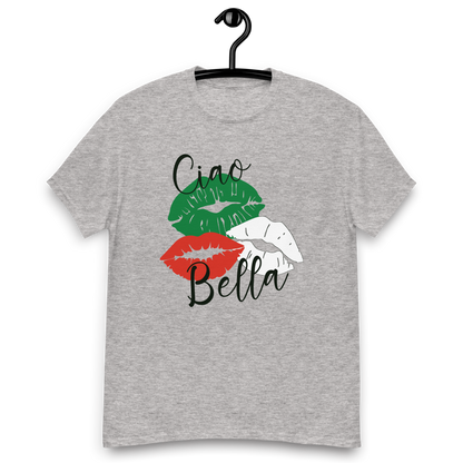 Ciao Bella Italian Kisses T-Shirt - Stylish Women's Tee with Italian Charm