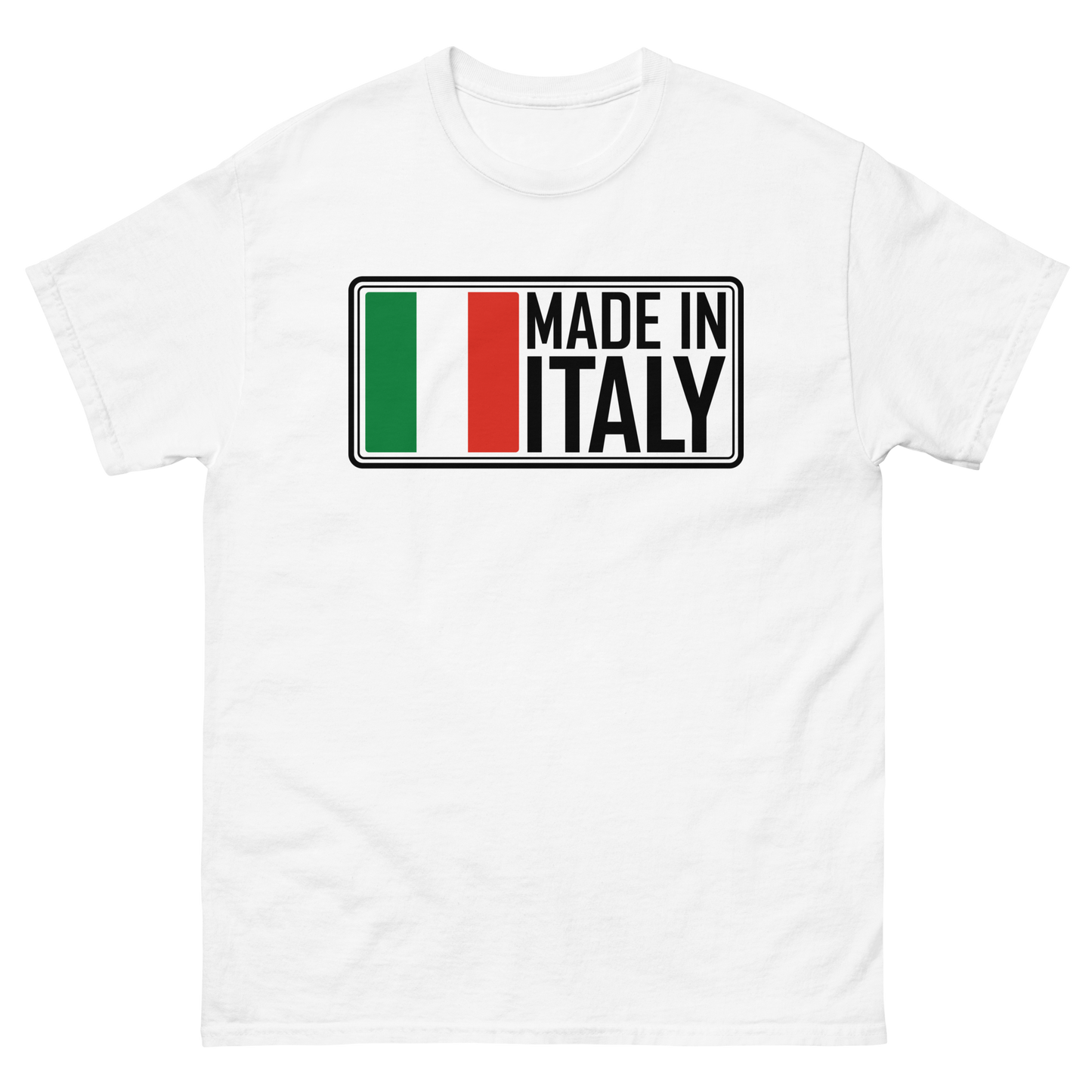 Authentic 'Made In Italy' T-Shirt: Wear the Heritage with Pride- Vintage Tee for Italians
