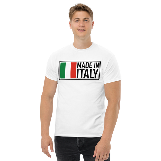 Authentic 'Made In Italy' T-Shirt: Wear the Heritage with Pride- Vintage Tee for Italians