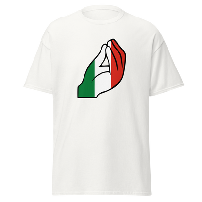 Italian Capiche Hand T-Shirt: Symbolic Italian Gesture- Vintage Tee for Italians