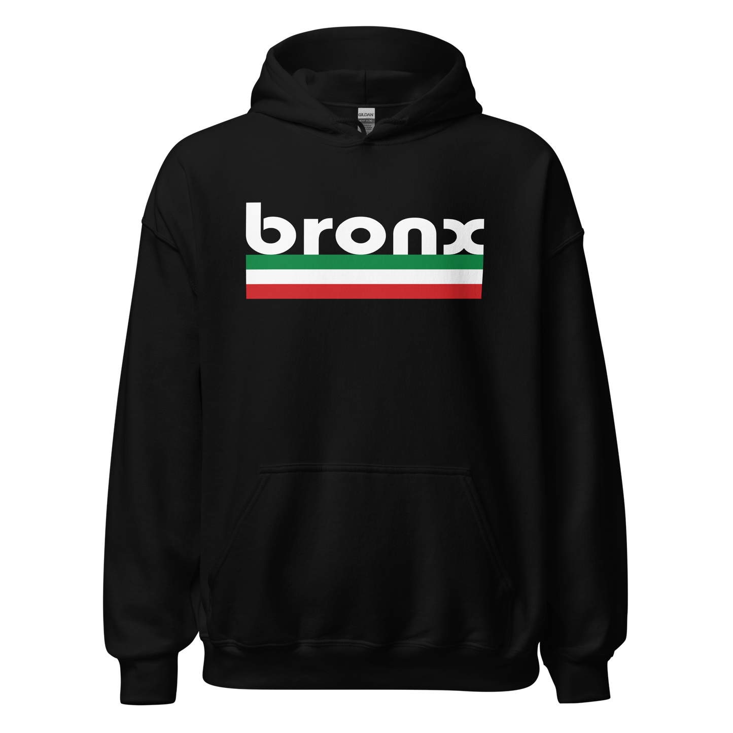 Bronx Italian Pride Hoodie- Vintage Flag Pullover for Bronx Italians