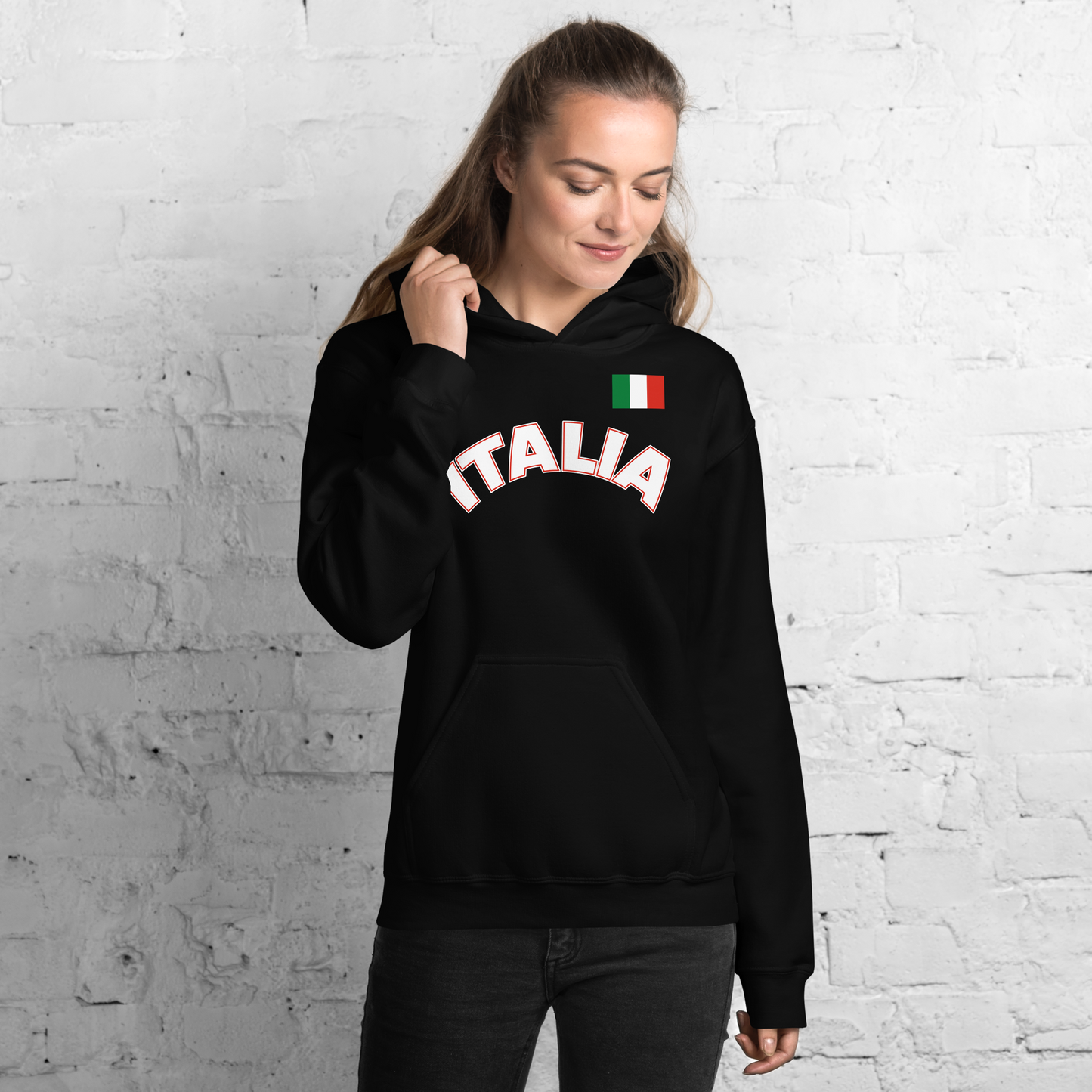 Italia Flag Hoodie: Wear Your Italian Pride with Style- Vintage Hoodie for Italians