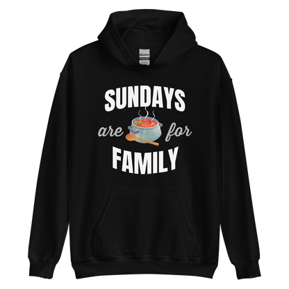 Sundays are for Family Italian Sauce Hoodie: Embrace Tradition and Togetherness- Vintage Hoodie for Italians