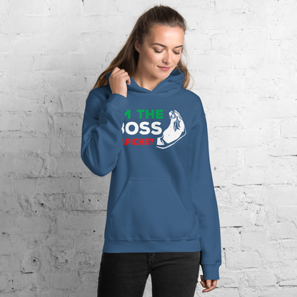 I'm The Boss Capiche Hoodie : Assertive Style with Attitude - Vintage Hoodie for Italians