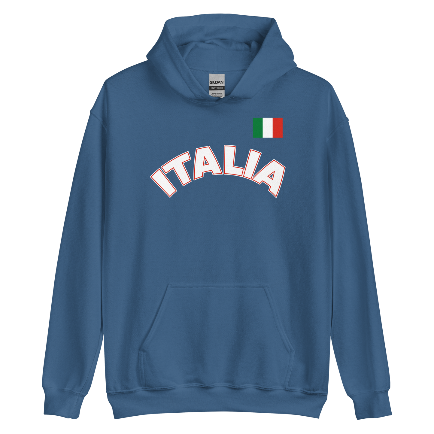 Italia Flag Hoodie: Wear Your Italian Pride with Style- Vintage Hoodie for Italians