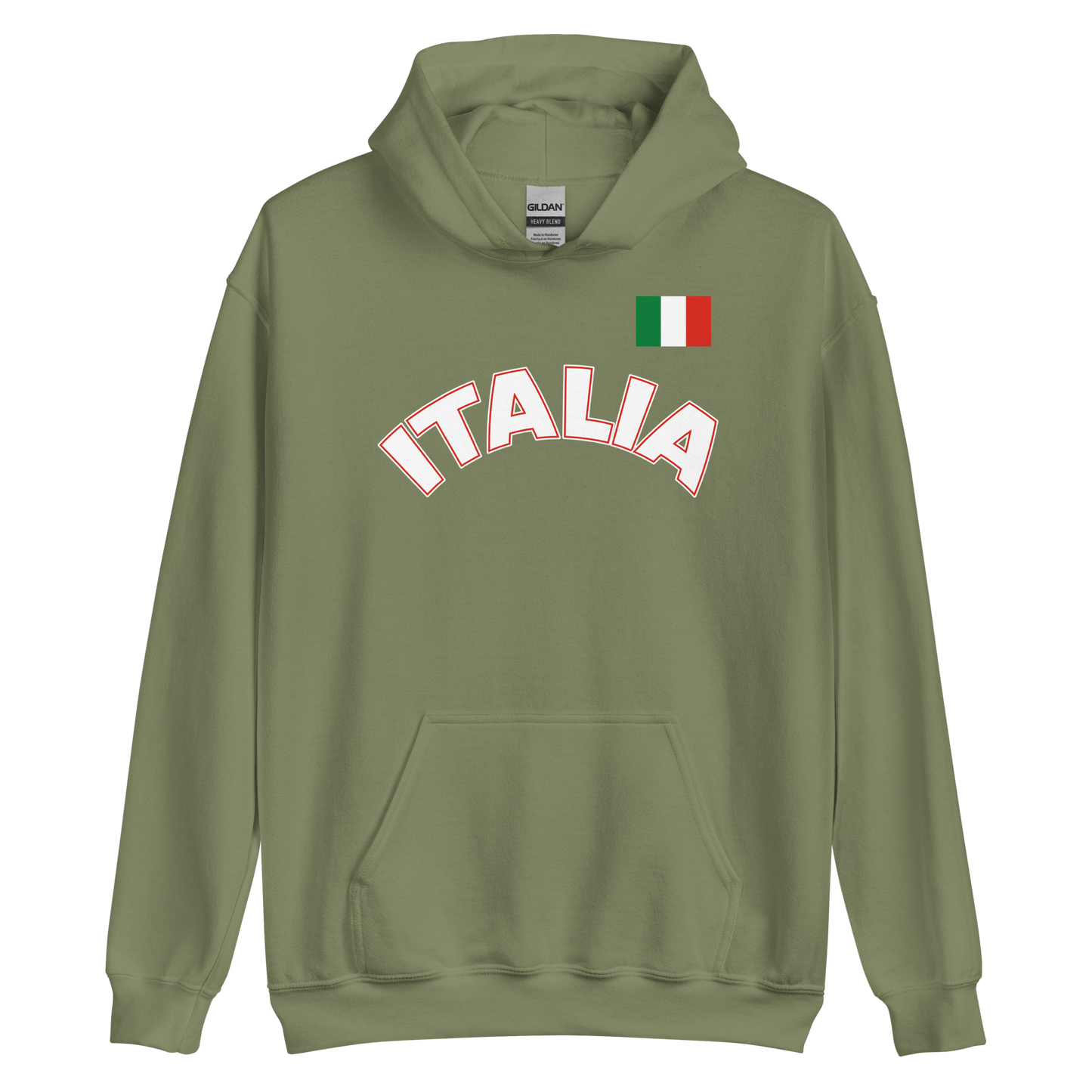 Italia Flag Hoodie: Wear Your Italian Pride with Style- Vintage Hoodie for Italians