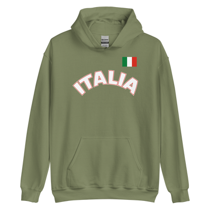 Italia Flag Hoodie: Wear Your Italian Pride with Style- Vintage Hoodie for Italians