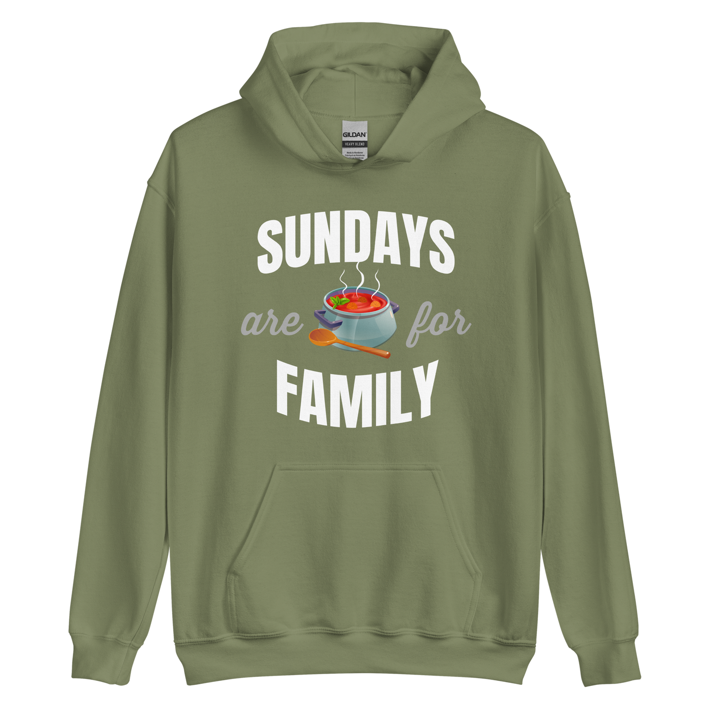 Sundays are for Family Italian Sauce Hoodie: Embrace Tradition and Togetherness- Vintage Hoodie for Italians