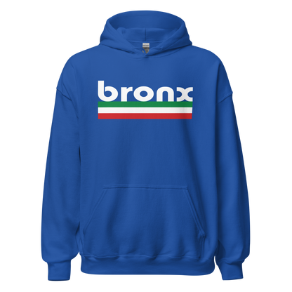 Bronx Italian Pride Hoodie- Vintage Flag Pullover for Bronx Italians