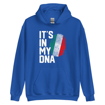 It's In My DNA Italian Flag Fingerprint Hoodie: Embrace Your Heritage in Style - Vintage Hoodie for Italians