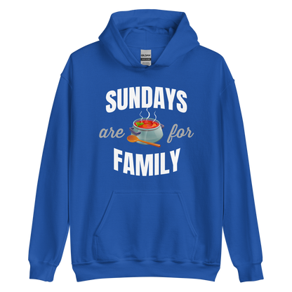 Sundays are for Family Italian Sauce Hoodie: Embrace Tradition and Togetherness- Vintage Hoodie for Italians