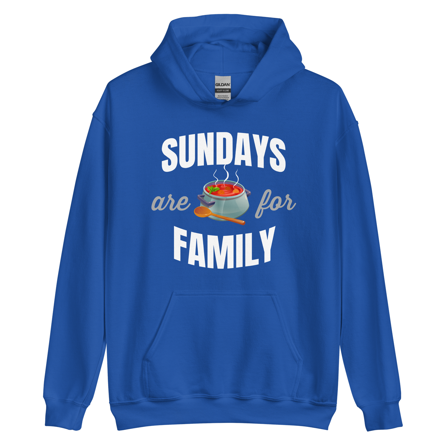 Sundays are for Family Italian Sauce Hoodie: Embrace Tradition and Togetherness- Vintage Hoodie for Italians