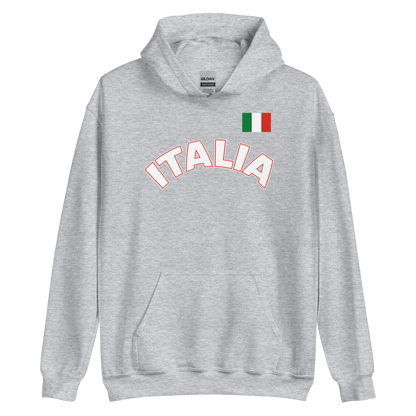 Italia Flag Hoodie: Wear Your Italian Pride with Style- Vintage Hoodie for Italians