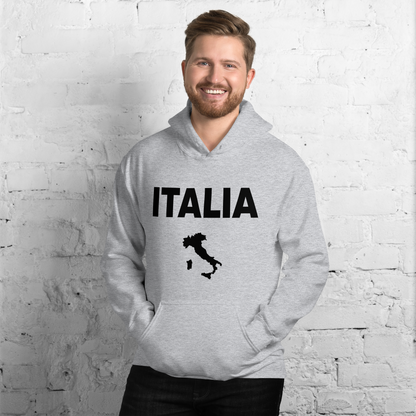 Italia Country Hoodie- Stylish Tribute to Italian Heritage- Vintage Hoodie for Italians