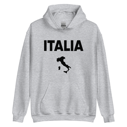 Italia Country Hoodie- Stylish Tribute to Italian Heritage- Vintage Hoodie for Italians