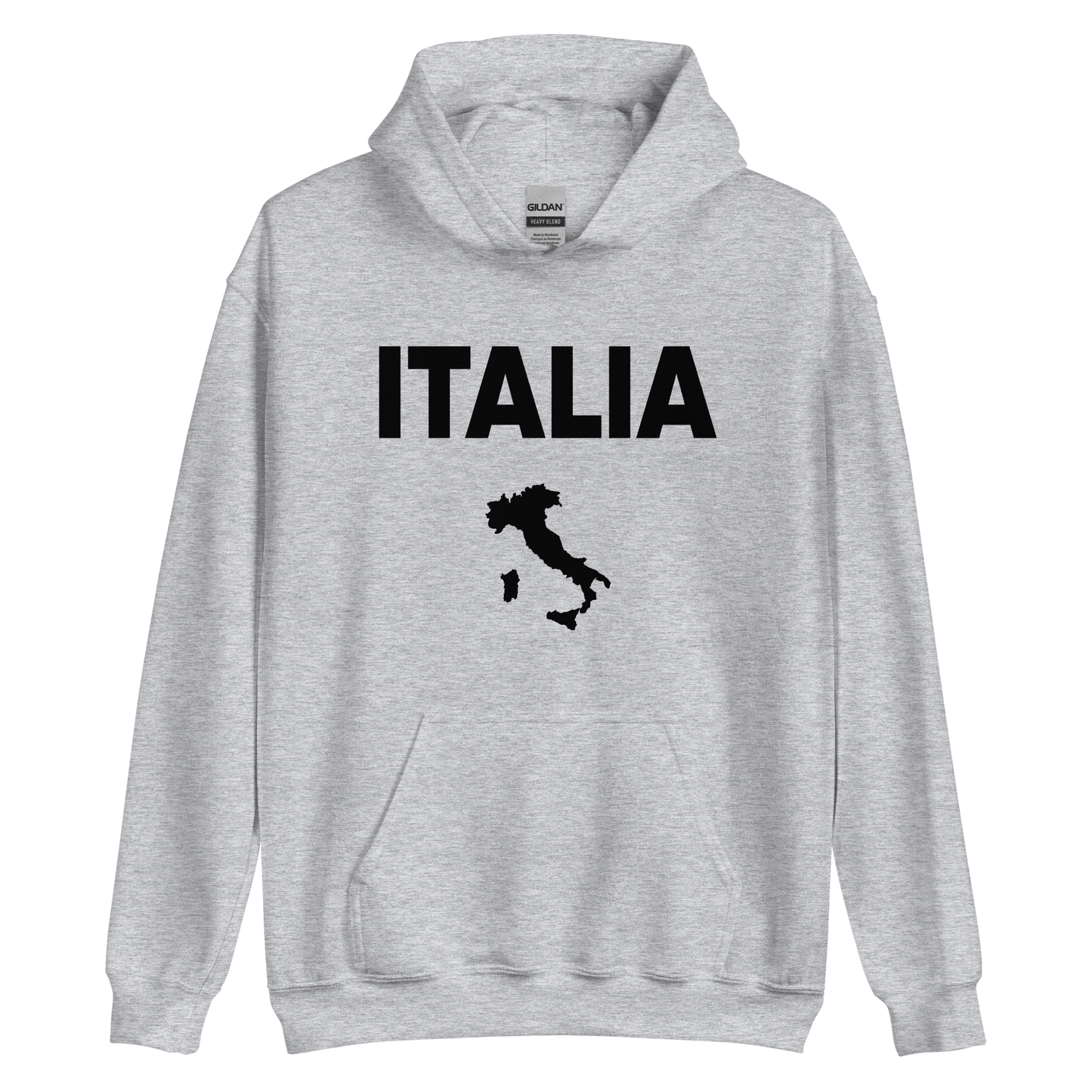 Italia Country Hoodie- Stylish Tribute to Italian Heritage- Vintage Hoodie for Italians