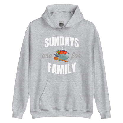 Sundays are for Family Italian Sauce Hoodie: Embrace Tradition and Togetherness- Vintage Hoodie for Italians